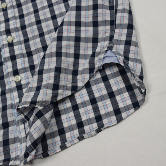 Tommy Hilfiger men"s short sleeve plaid shirt - Picture 5 of 6